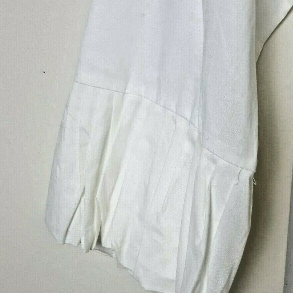 Vintage Dressbarn Women's White Blouse Pleated 1X - Picture 4 of 12